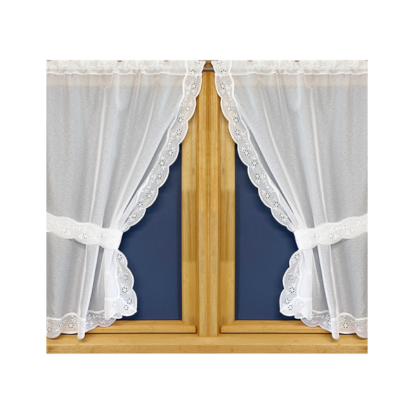 GLADYS Trimmed curtain